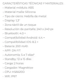 Imagen de SMARTWATCH KNOCK OUT 5114