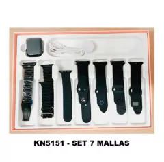 SMARTWATCH KNOCK OUT 5151 (7 MALLAS) - Elbauldesimona
