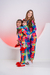 Pijama Infantil Calça Divertidamente Quadros Manga Longa - loja online