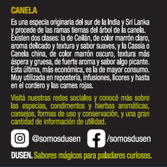 Canela (Variedad Cassia)- Sin TACC - Pote de 100gr - comprar online