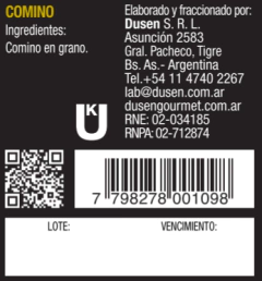 Comino en Grano - Sin TACC - Pote de 120gr en internet