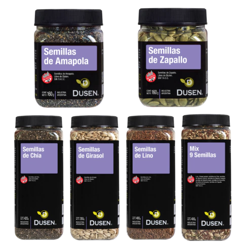 Línea Semillas Completa - 6 potes