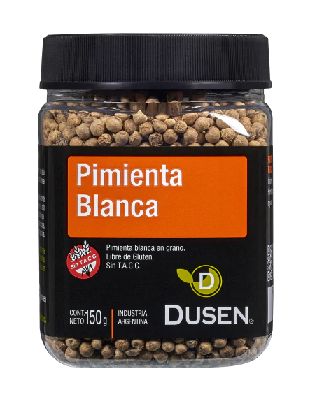 Pimienta Blanca en Grano - Sin TACC - Pote de 150gr - comprar online