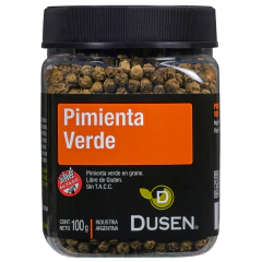 Pimienta Verde en Grano - Sin TACC - Pote de 100gr