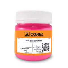Pigmento em Pó Fluorescente Rosa
