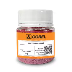 Glitter Rosa Bebê