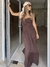 VESTIDO LASTEX NERAH - Letare Closet