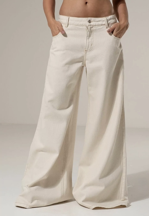 CALÇA PATCH FEELING OFF WHITE - comprar online
