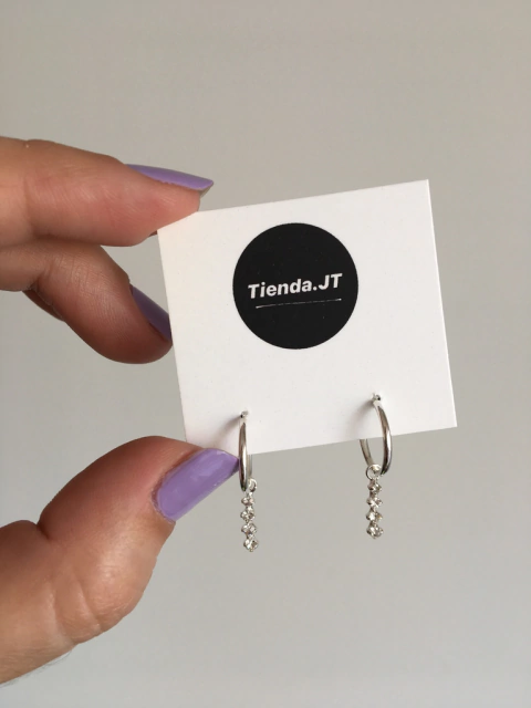 Argollitas cubic 1,2cm (el par) - comprar online