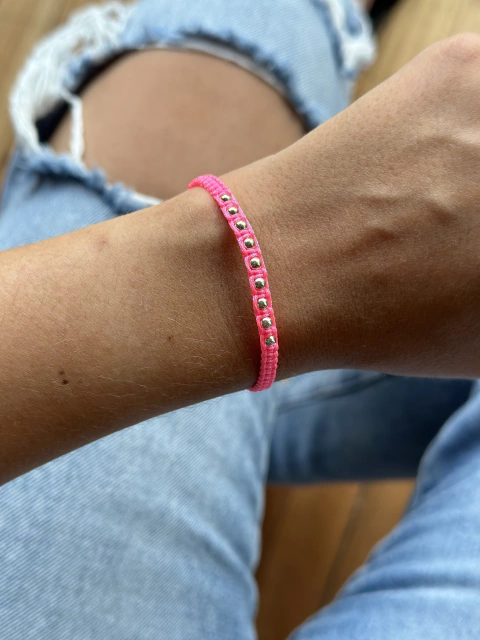 Pulsera pink regulable