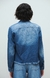 CAMPERA CROP DENIM MID BLUE - Star Jeans