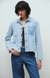 CAMPERA CROP DENIM SKY BLUE - comprar online