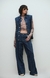 JEANS STRIPE DARK BLUE