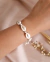 Pulseira Búzios Natural Linha Creme