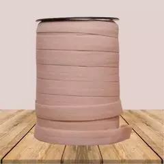 Elástico dobrável Malva 25- 24,5 mm -rolo 50m -88% poliamida 12% elastano