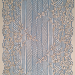 Renda Bicolor 96-18cm largura - 90%poliamida 10% elastano - preço por metro - comprar online