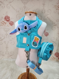 Peitoral Stitch Azul na internet