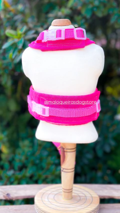Peitoral Mochilinha Doll Matelassê Pink - loja online