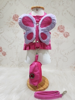 Peitoral Asas Borboleta Pink/Lilás na internet
