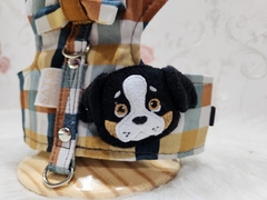 Peitoral Xadrez Cachorrinho - Maloqueiras Dogs Store