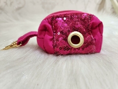 Peitoral Glamour Paetês Pink