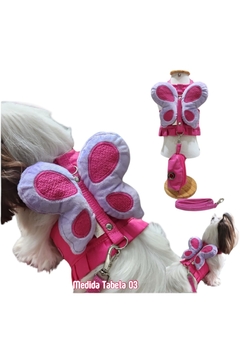 Peitoral Asas Borboleta Pink/Lilás - comprar online