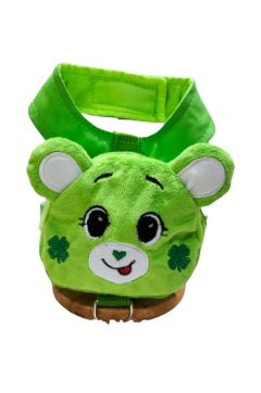 Peitoral Mochilinha Ursinho Amoroso Verde - loja online