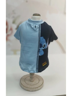 T-shirt Stitch Azul/Marinho - comprar online