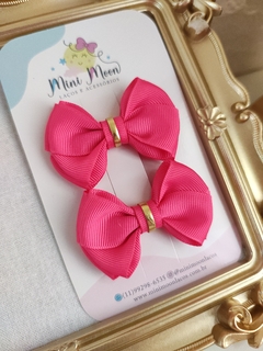 Parzinho Basic Gold ( varias opções de cores ) - Mini Moon Laços e Acessórios