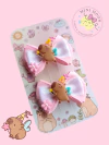 Parzinho de Laços Coleção Capivara (laço mede aproximadamente 6 cm)