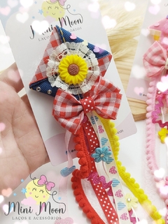 Hair clips Balãozinho de São João (Aplicado no bico de pato de 6 cm) - comprar online