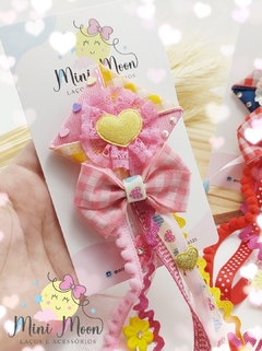 Hair clips Balãozinho de São João (Aplicado no bico de pato de 6 cm) na internet
