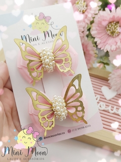 Parzinho de Laço Luxo Butterfly(Laço medindo aproximadamente 6 cm)