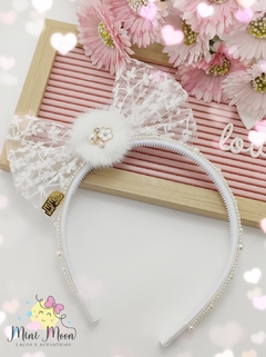 Tiara (Arco) Renda Luxo