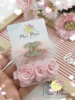 Duo Hair Clips Chanel (Aplicado no bico de pato de 6 cm)