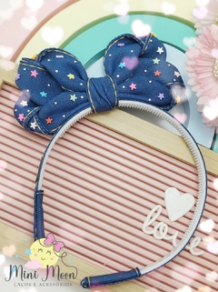 Tiara (Arco) Estelar Coleção Jeans (Cores)