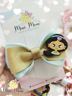 Coleção Princesas Disney (Laço medindo aproximadamente 11 cm) - Mini Moon Laços e Acessórios