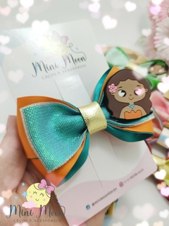 Coleção Princesas Disney (Laço medindo aproximadamente 11 cm) - Mini Moon Laços e Acessórios