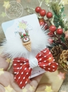 Parzinho Hair Clips Natalino (aplicado no bico de pato de 5 cm)