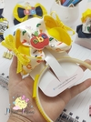 Laço Tiara (Arco) Adaptável Aplique Maçã ABC ( Disponivel em outras cores ).