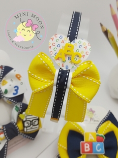 Tiara (Arco) Escolar ABC (outras opções de cores)