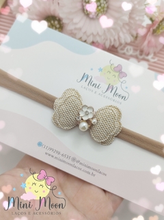 Faixinha Luxo Anastácia ( De 0 á 12 Meses ) - Mini Moon Laços e Acessórios