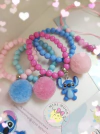 Kit Pulseiras Infantis Personagem Stitch (contendo 4 unidades de pulseiras)