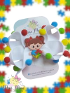 Laço Autismo Tamanho M (laço medindo aproximadamente 9 cm
