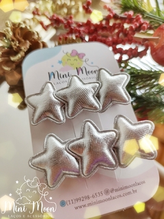Duplinha Hais Clips Estrelinhas Natalinas ( aplicado no bico de pato de 5 cm) - comprar online