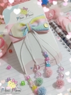 Hair Clips Lápis com Pingente (Candy Color)
