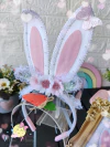 Tiara Luxo Orelha de Coelho Coleção Jardim de Páscoa - comprar online