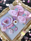 Kit Para Presentear Coleção Jardim de Páscoa ( Parzinho de Laço + Kit Pulseiras)
