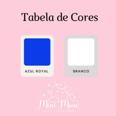 Parzinho Escolar Laço Cristal ( 18 Cores Disponíveis )