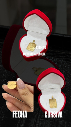 Pulsera de Identidad Groumet 1,3grs 13,2cm rojo - tienda online